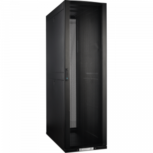 The DC series floor cabinet is intended for 19" equipment installed on two or four mounting rails. Has 1500kg load capacity.